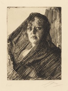 Gerda Lundequist by Anders Zorn
