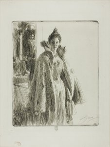 H. R. H. Princess Ingeborg of Sweden II by Anders Leonard Zorn