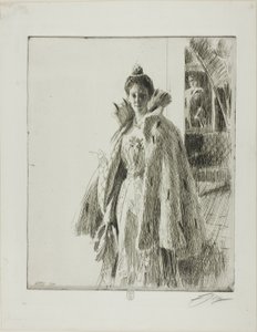 H. R. H. Princess Ingeborg of Sweden I by Anders Leonard Zorn