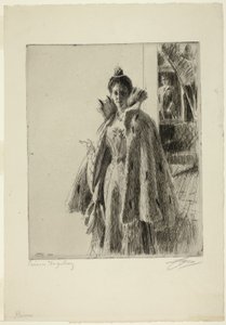 H. R. H. Princess Ingeborg of Sweden I by Anders Leonard Zorn