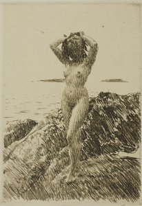 Seaweed-Wreath by Anders Leonard Zorn