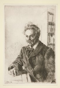Portrait of August Strindberg by Anders Zorn