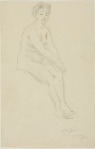 Seated Female Nude