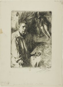 Self-Portrait with Model II by Anders Leonard Zorn