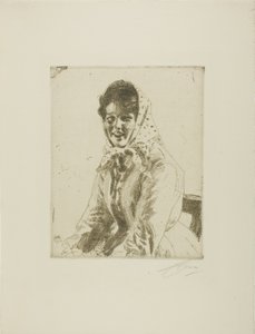 A Skeri Girl by Anders Leonard Zorn