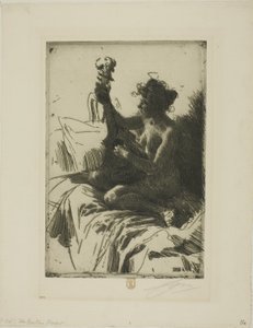 Souvenir or The Guitar by Anders Leonard Zorn