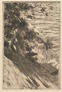 The Great Bather by Anders Leonard Zorn
