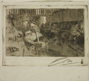 The Little Brewery by Anders Leonard Zorn