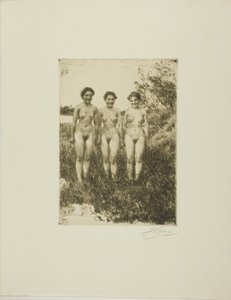 Three Sisters by Anders Leonard Zorn