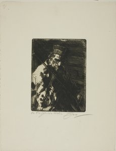 Village Violinist by Anders Leonard Zorn