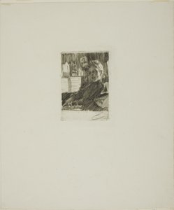 Young Norwegian at the Piano by Anders Leonard Zorn