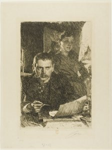 Zorn and His Wife by Anders Leonard Zorn