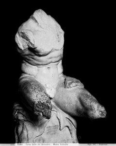 The Belvedere Torso by Apollonios of Nestor, c.1890 by Anderson Anderson