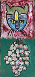 Daily Art: Cat and Grapes