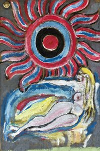 Naked Lying in the Sun, 2012 by Ando Gilardi