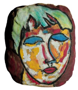 Outrage to Modigliani - Blue Eyed Girl by Ando Gilardi