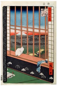 A Cat Sitting on the Window Seat, 19th century