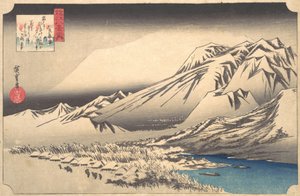 Evening Snow on Mount Hira, 19th Century