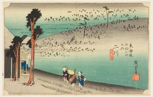 Futagawa Teahouse, in The Fifty-Three Stations of the Tokaido Road