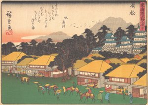 Hamamatsu, from the series The Fifty-three Stations of the Tokaido Road, early 20th century by Ando Hiroshige