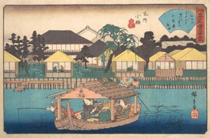 Honjo Komme Ogura-an by Ando Hiroshige