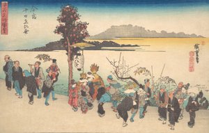 Imamiya Toka Ebisu by Ando Hiroshige