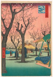 Plum Garden, Kamata from the Series One Hundred Views of Edo by Ando Hiroshige