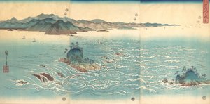 Rapids at Naruto, 1857 by Ando Hiroshige