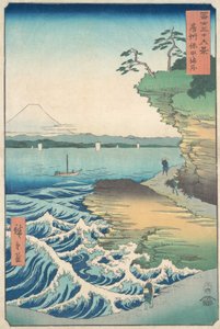 Seashore at Hoda, Province of Awa, 1858-59 by Ando Hiroshige