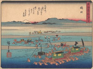 Shimada, from the series The Fifty-three Stations of the Tokaido Road, early 20th century by Ando Hiroshige