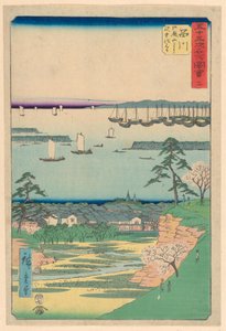 Shinagawa from the Series 53 Stations of Tokaido