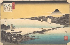 Sunset at Seta by Ando Hiroshige