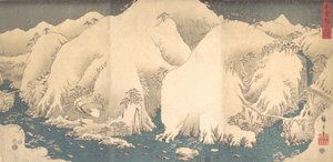 The Kiso Mountains in Snow