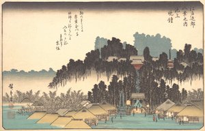 Vesper Bells at Ikegami by Ando Hiroshige