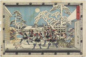 Act 5 by Ando or Utagawa Hiroshige