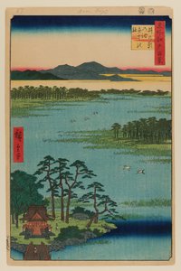 Benten Shrine, Inokashira Pond by Ando or Utagawa Hiroshige