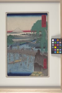 Ichikoku Bridge in the Eastern Capital by Ando or Utagawa Hiroshige