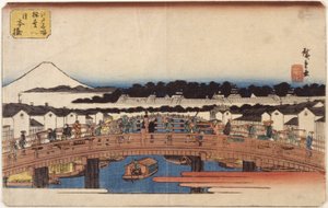 Nihonbashi by Ando or Utagawa Hiroshige