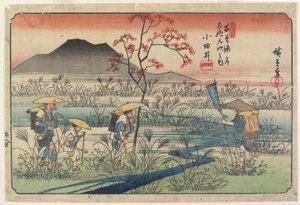 No. 22, Odai by Ando or Utagawa Hiroshige