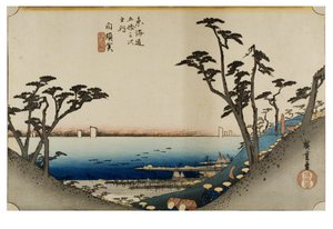 Shirasuka: View of Shiomizaka from the Series The Fifty-three Stations of the Tokaido