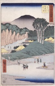 Station 27, Kakegawa by Ando or Utagawa Hiroshige