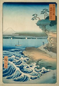 The Coast at Hota in Awa Province by Ando or Utagawa Hiroshige