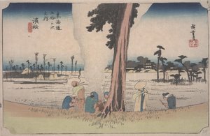 Winter Scene by Ando or Utagawa Hiroshige