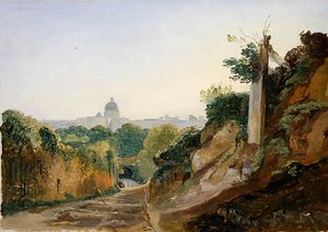 View of Rome from the Arco Oscuro