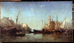 View of Martigues by André Maglione