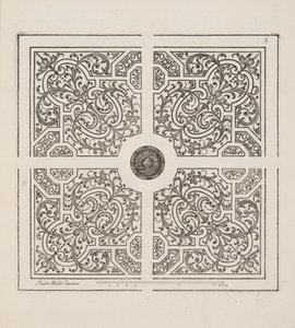 Design for Parterre, from Theatre des Plans et Jardinages, pub.1652
