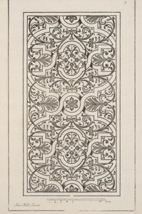 Design for Parterre, from Theatre des Plans et Jardinages, pub.1652