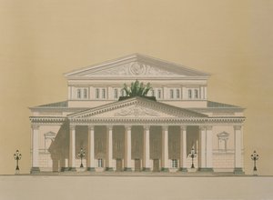Bolshoi Theatre, Moscow, Russia by Andras Kaldor