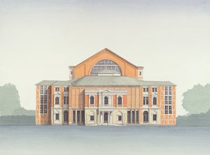 Festspielhaus, Bayreuth, Germany by Andras Kaldor