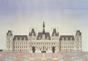 Hotel de Ville, Paris by Andras Kaldor